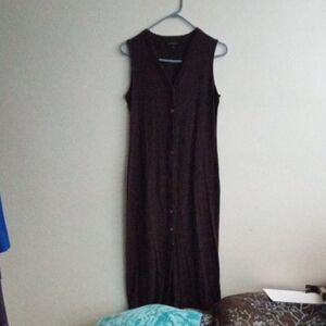 Banana Republic Dark Brown Maxi Dress